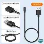 Xiaomi Redmi Watch 5 Active İle uyumlu Manyetik USB Şarj Kablosu Siyah [Redmi Watch 5 Active ile Uyu-3