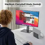 USB C HDMI Kablo (8K@60Hz,4K@240Hz,2K@360Hz) HDR HDCP Type C to HDMI 2.1 [Thunderbolt 5/4/3, DeX Mod-4