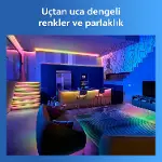 Smart Lighting RGBIC LED Şerit 10 m (Type-C) - Google Home, Alexa, HomeKit ve Matter uyumlu-4