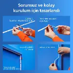 Smart Lighting RGBIC LED Şerit 10 m (Type-C) - Google Home, Alexa, HomeKit ve Matter uyumlu-8