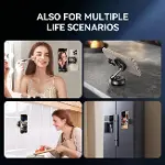 Magsafe Car Mount, Vacuum Car Phone Mount with Strong Magnet, 360° Metal Strut Suction Cup Phone Mou-4