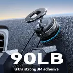 Magsafe Car Mount, Vacuum Car Phone Mount with Strong Magnet, 360° Metal Strut Suction Cup Phone Mou-7