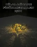 Gold Renk Metal Minareli Hilal LED Işık Pilli Ramazan Süsü-1