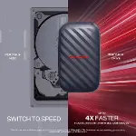 Taşınabilir Sürücü 1 TB - 600 MB/sn'ye Kadar Okuma Hızı - Siyah-8