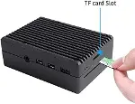 Raspberry Pi 4 Alüminyum Muhafaza Kutusu (Soğutmalı) - Siyah-3