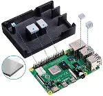 Raspberry Pi 4 Alüminyum Muhafaza Kutusu (Soğutmalı) - Siyah-4