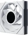 UNI FAN TL LCD FLEX Kablosuz, ARGB ve LCD Ekranlı - Reverse Blade Ters Kanatlı 120 mm, Beyaz, Kumand-2