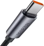 CA-5740 100 W Type-C To Type-C Hızlı Şarj Kablosu 1.2 M Siyah-2