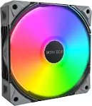 E28 ARGB 120 mm Kasa Fanı, Gelişmiş Soğutma Verimliliği için 28 mm Kalınlığında Fan, PWM 4 Pimli, FD-1