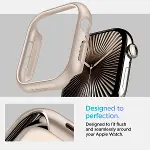Apple Watch 42mm Seri 11/10 ile Uyumlu Kılıf Thin Fit Starlight - ACS08590-7