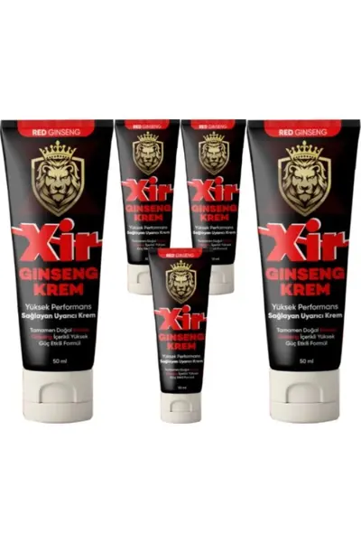Xir Ginseng Mucizevi Sertleştiricili 3xeffect Cream 50 ml 5 Tane Erkeğe Özel Karışım Krem