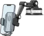 KingMa 360° Dönebilen Vakumlu Torpido ve Cam için Araç Içi Telefon Tutucu-1