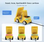 T20 15W 5'i 1 Arada Magsafe Kablosuz Şarj İstasyonu, Dijital Saatli Forklift Tasarım, iPhone 16/15/1-5
