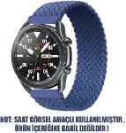 Samsung Galaxy Watch 4 Classic 46mm Kordon, (Large Size, 165mm) Braided Solo Loop Band (Samsung Gala-1
