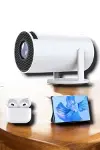 130 İnç Geniş Ekran ve 4K Destekli Full HD Projeksiyon Cihazı-2