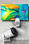 130 İnç Geniş Ekran ve 4K Destekli Full HD Projeksiyon Cihazı-4
