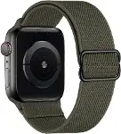 Apple Watch için Uyumlu Bilek Kalınlığına Göre Ayarlanabilir Yumuşak Kumaşlı ve İnce Görünümlü Dayan-3