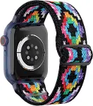 Apple Watch için Uyumlu Bilek Kalınlığına Göre Ayarlanabilir Yumuşak Kumaşlı ve İnce Görünümlü Dayan-4