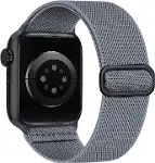 Apple Watch için Uyumlu Bilek Kalınlığına Göre Ayarlanabilir Yumuşak Kumaşlı ve İnce Görünümlü Dayan-5