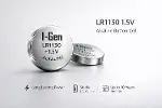 Batteries LR1130 1.5V Alkalin Düğme Pil (AG10, L1131, 389) 10'lu Paket-1