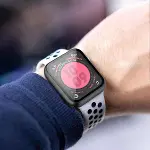 Apple Watch SE 40mm için Kılıf Matte Premium Slim WatchBand Siyah [Watch SE 40mm ile Uyumlu Kılıf --5