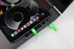 Coral USB A-C Hızlı Şarj Kablosu, Beyaz Kablo, Beyaz/Yeşil Uçlar (120 CM)-4