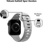 Watch 41mm 40mm 38mm ile Uyumlu Kordon Hora Renkli Kopma Karşıtı Kordon Spor Rahatsız Etmeyen Apple-2