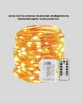 8 Fonksiyonlu Uzaktan Kumandalı Günışığı Perde Peri Led Dekoratif Işık-5