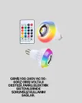 12W LED Ampul – Renkli Işık ve Dahili Hoparlör Özellikli-5