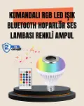 12W LED Ampul – Renkli Işık ve Dahili Hoparlör Özellikli-1