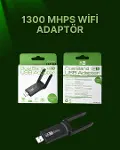 USB 3.0 Wireless Adaptör – 2.4GHz & 5GHz Destekli-1