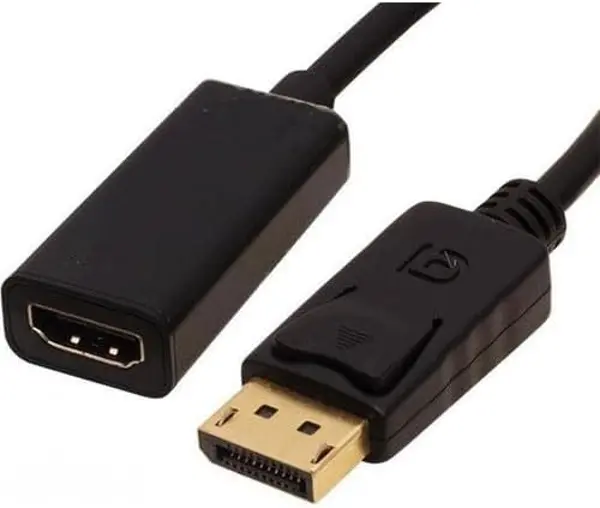 Display port to hdmı kablo -display erkek hdmi dişi kablo 1m