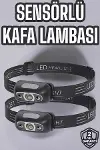 Kafa Lambası Kamp Lambası Led Işık Şarjlı Ayarlanabilir-1