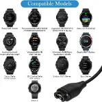 Garmin ile Uyumlu USB Şarj Kablosu – Active S, Epix, Fenix, Forerunner, Venu, Vivoactive, Enduro, In-2