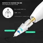 Apple Pencil Uyumlu Yedek Kalem Uçları – 6’lı Set | Özel Taşıma Kutulu (Pembe)-6
