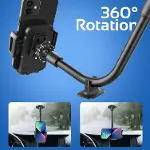 XPL370 ARAÇ TELEFON TUTUCU SÜPER VAKUM UZUN VE ELASTİK YAPI İLE TAMAMEN ÖZGÜR HAREKET İMKANI VERİR D-4