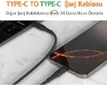 Type-C Power Delivery Ultra Hızlı Şarj Kablosu-3
