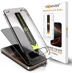 iPhone 17 Pro Max ile Uyumlu Hayalet (Privacy) Temperli Cam, Easy Fix Kolay Kurulum Serisi Yüksek Ka-2
