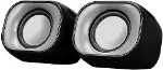 DHS-2111 2.0 Mini Taşınabilir Multimedya Speaker Hoparlör, Siyah-1