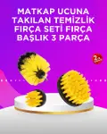 Matkap Ucu Temizlik Fırçası Seti Banyo Fayans Zemin İçin-1