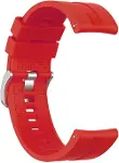 Huawei Watch Ultimate için Kordon, Silicone RapidBands Kırmızı [Watch Ultimate ile Uyumlu Kordon - K-1