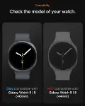 Galaxy Watch 9/8 (40mm) ile Uyumlu Kılıf Rugged Armor Matte Black - ACS10004-2