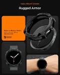 Galaxy Watch 9/8 (40mm) ile Uyumlu Kılıf Rugged Armor Matte Black - ACS10004-3