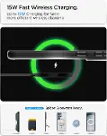 Galaxy S26 ile Uyumlu Magnet Kılıf Ultra Hybrid Mag Fit Matte Black - ACS10970-2