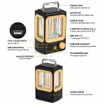 SOLAR - GÜNEŞ ENERJİLİ USB ŞARJLI NOSTALJİ SOLAR LAMBA 1500mAh HS-234-3