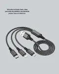 Çoklu USB Şarj Kablosu – 1,2m Hızlı Şarj, 3A Güçlü Akım-5