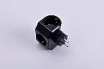 Viko Yonca Plus Siyah Üçlü Topraklı Priz Çarpma Karşıtı-3