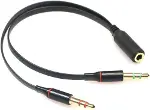 Kulaklık Mikrofon Ayırıcı 3.5mm Çevirici Switch Splitter 4457-3
