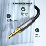 3.5 mm Jack Ses Aux Uzatma Kablosu, Siyah 5 Metre-4