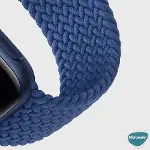 Huawei Watch GT5 Pro 46mm Kordon, (Large Size, 165mm) Braided Solo Loop Band Siyah [Watch GT5 Pro 46-3